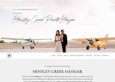 Hensley Creek Hangar