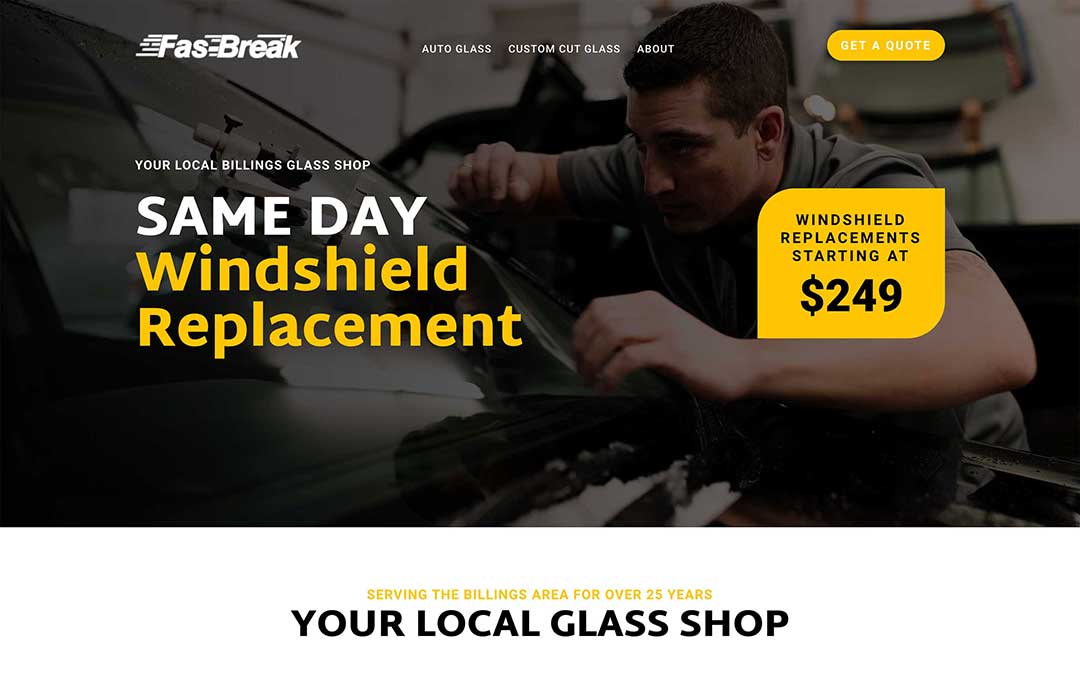 FasBreak • Custom site Design Salt + Sage  Studio Functional