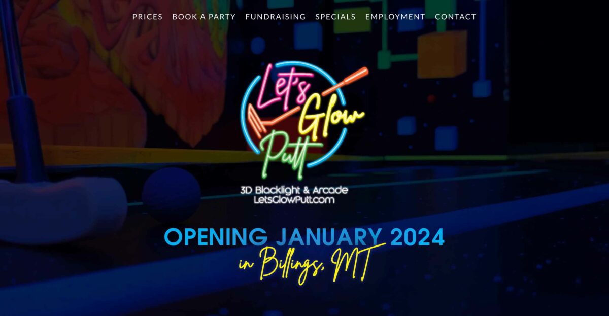 Let's Glow Putt • Custom Website Design Salt + Sage Web Studio