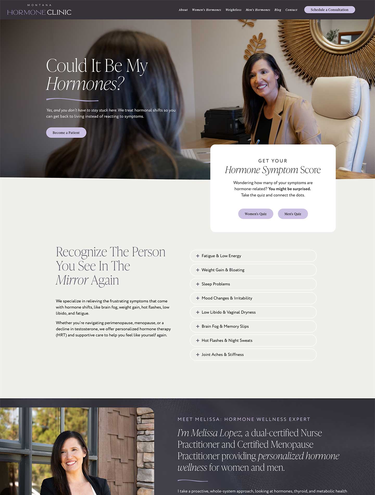 hormone clinic website