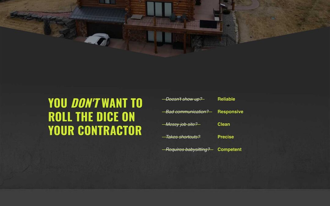 Construction Company Website Design